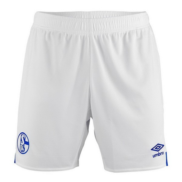 Pantalones Schalke 04 Replica Primera Ropa 2018/19 Blanco